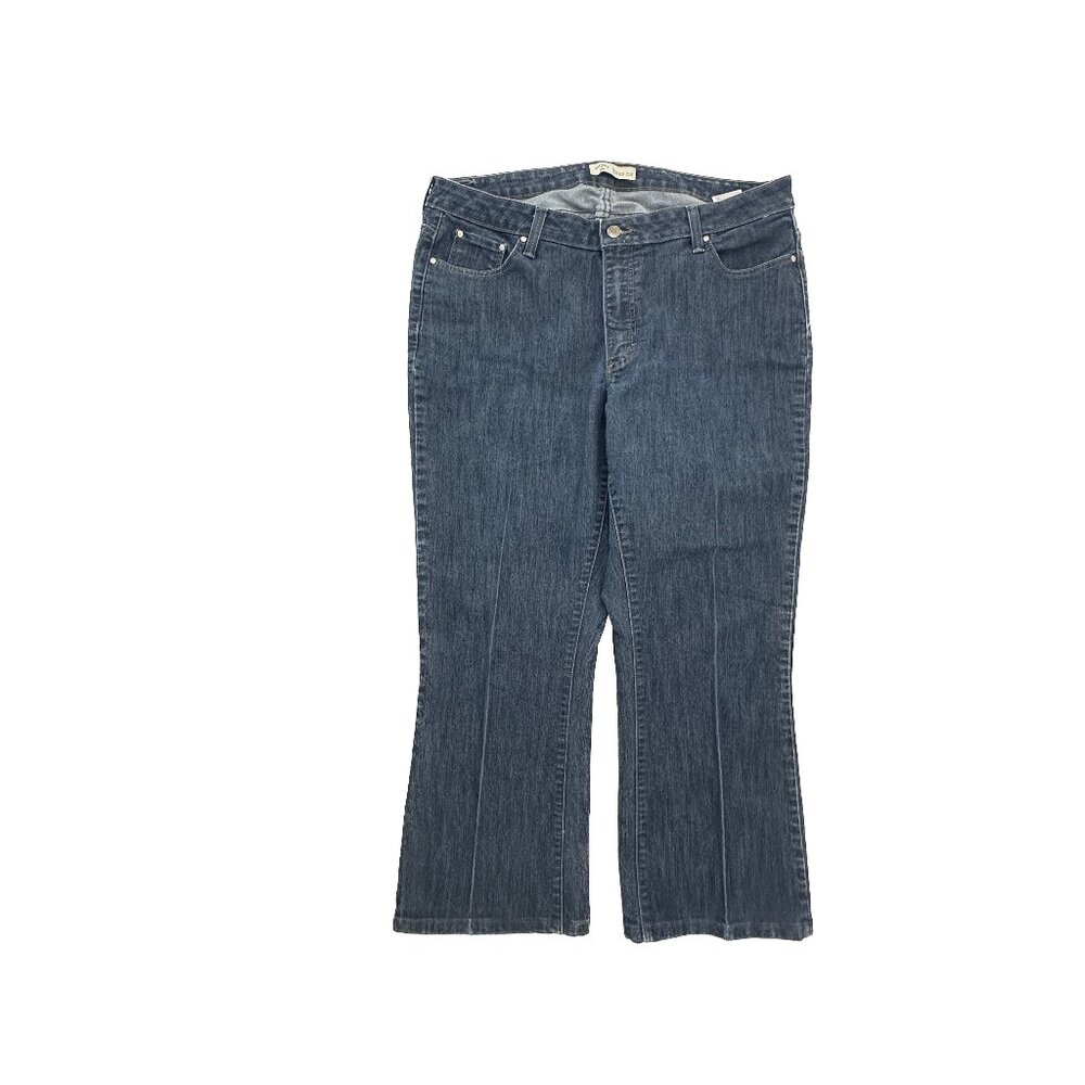 Riders by Lee Bootcut Women's size 16P Dark Wash Blue Denim Jeans